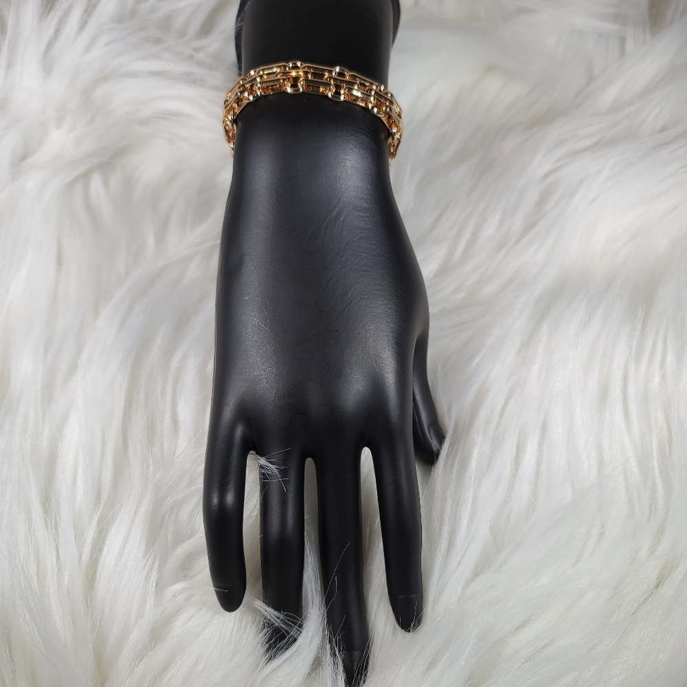 Goldtoned Chained Bracelet